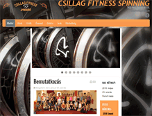 Tablet Screenshot of csillagfitness.hu